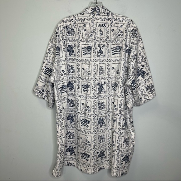 Reyn Spooner Lahaina Sailor Archive Classic Fit Pullover Hawaiian Shirt Size 2XL - Picture 4 of 14